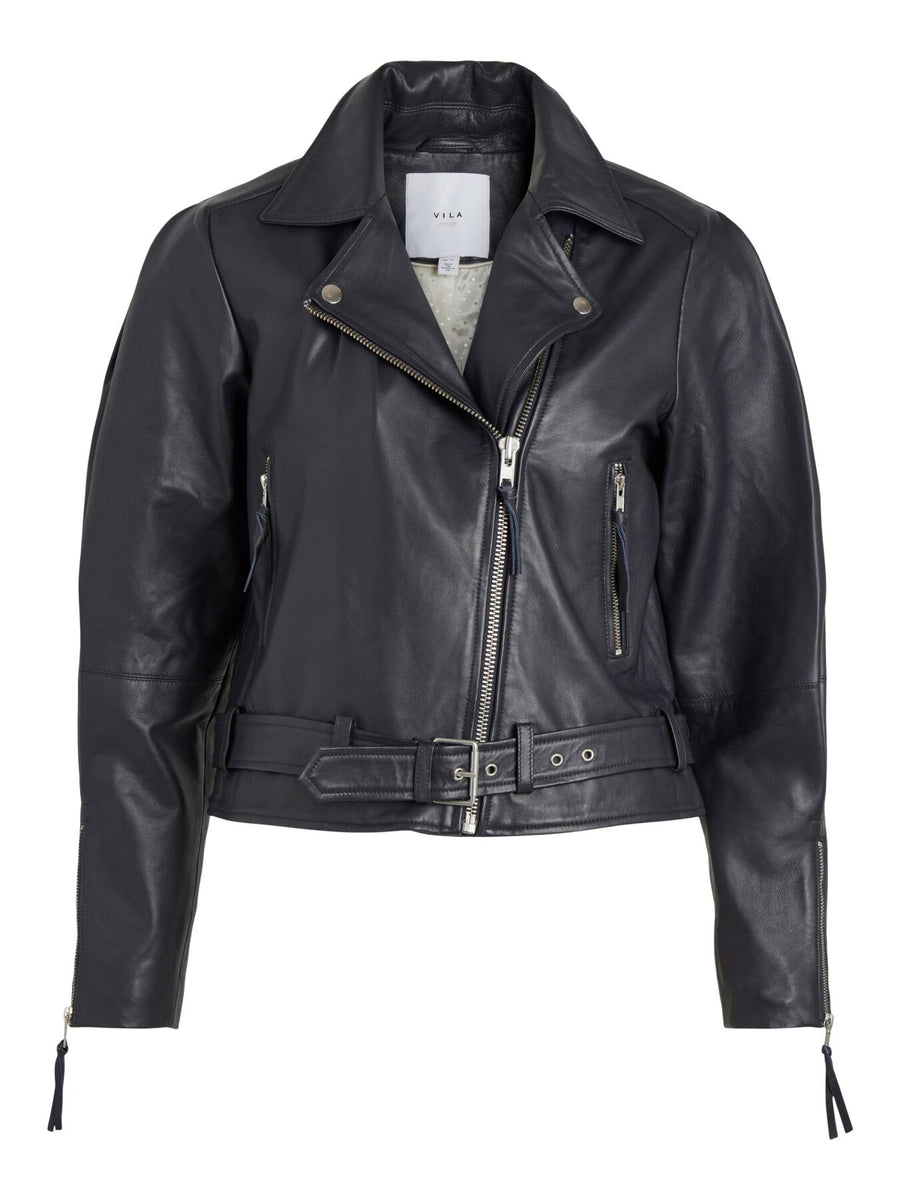 Biker-Lederjacke “gldCAMELY” in schwarz