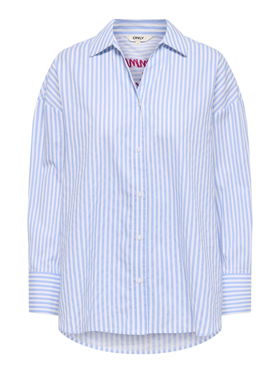 Hemd "gldQUINA" in Brunnera Blue