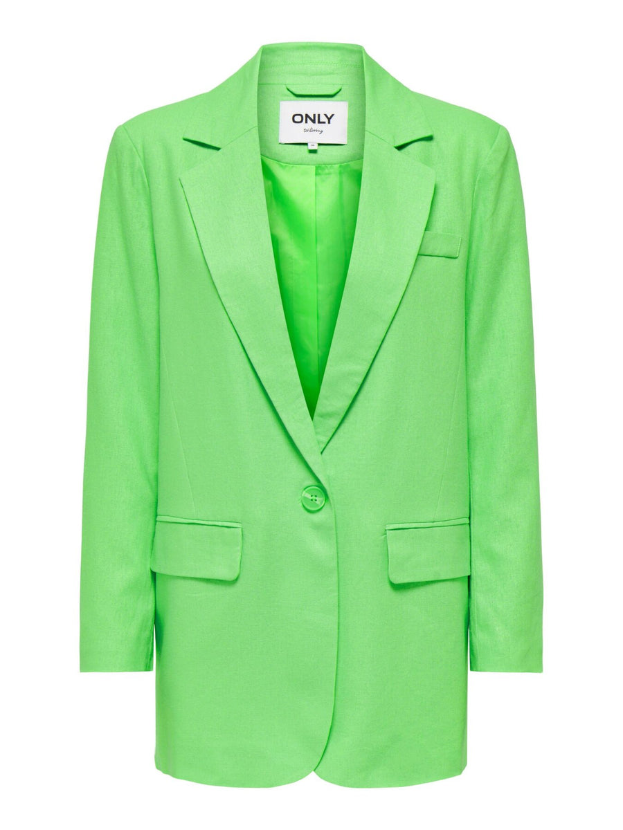 Leinen-Blazer "gldCARO-LANA" in grün