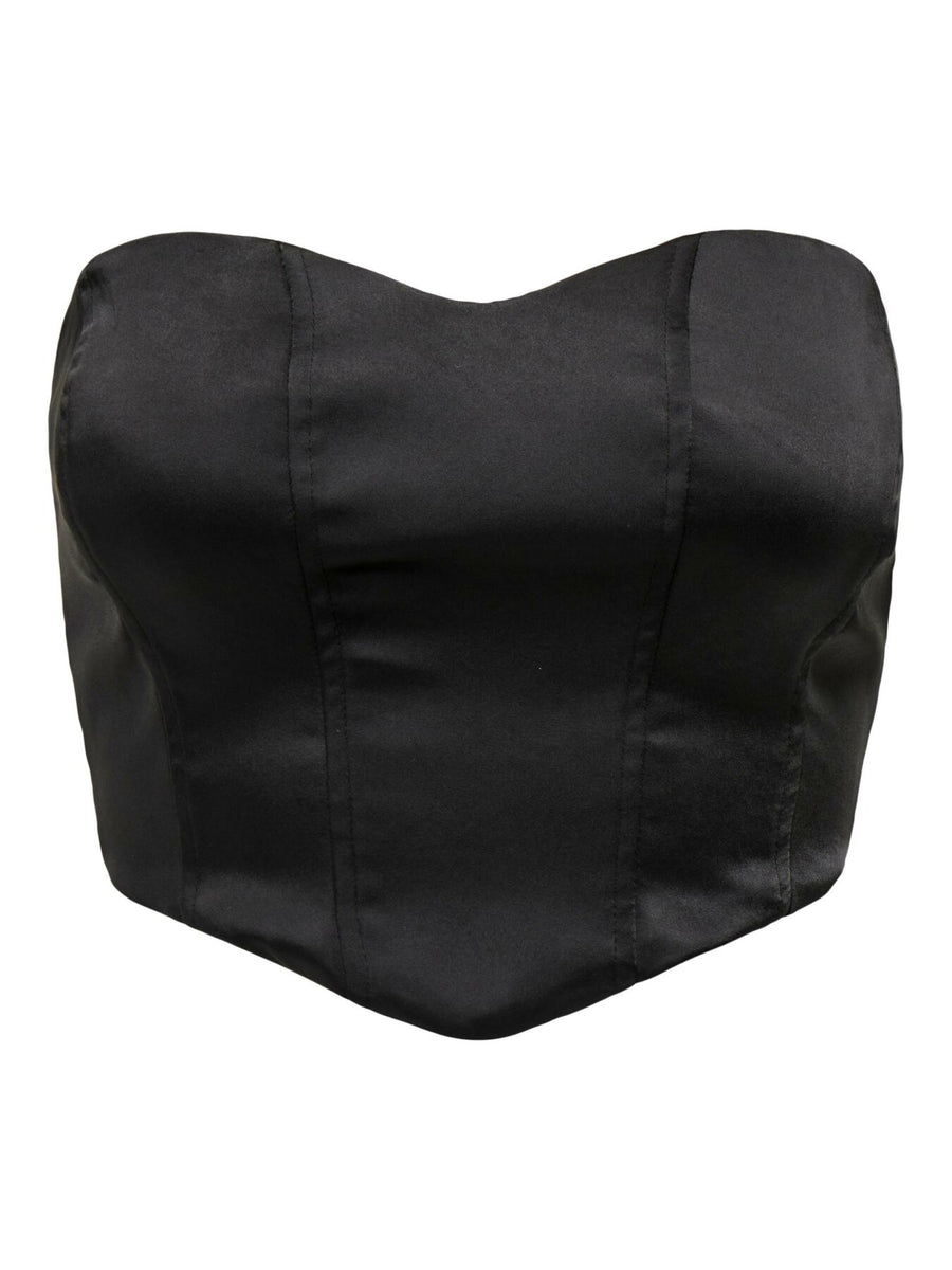 Corsage Top "gldSADIE" in schwarz