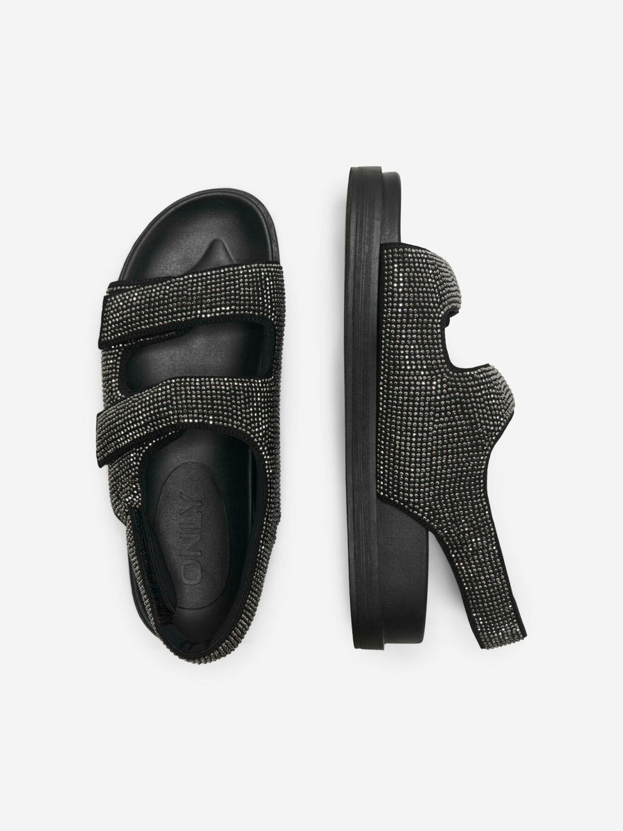 Glitzer Sandale "gldMINNIE" in schwarz