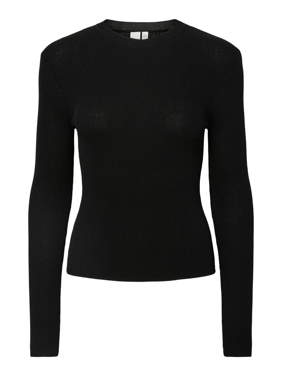 Schwarzer Strickpullover "gldZOEY"