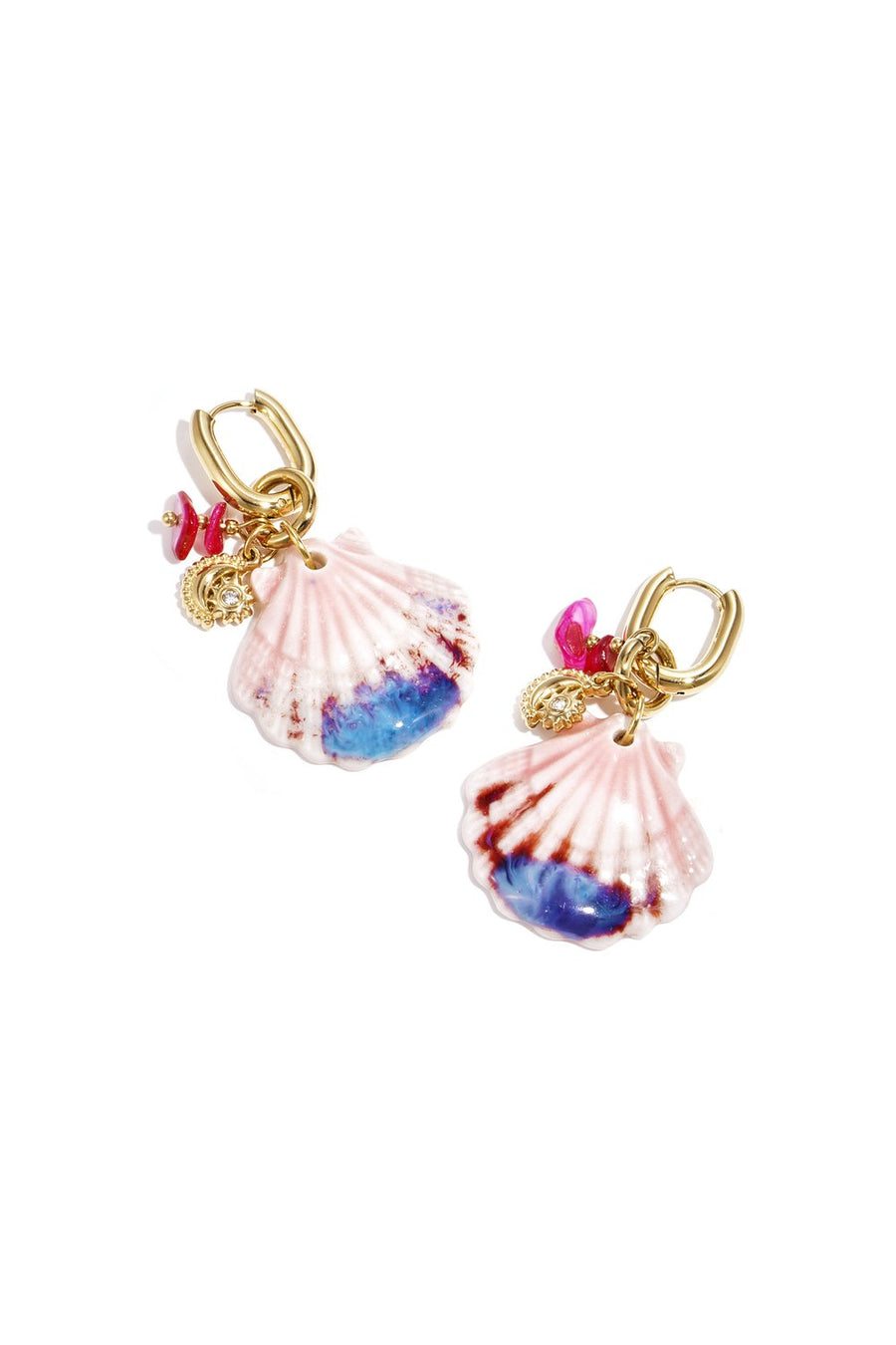 Sommerohrringe "gldTILLY" mit bunten Muscheln