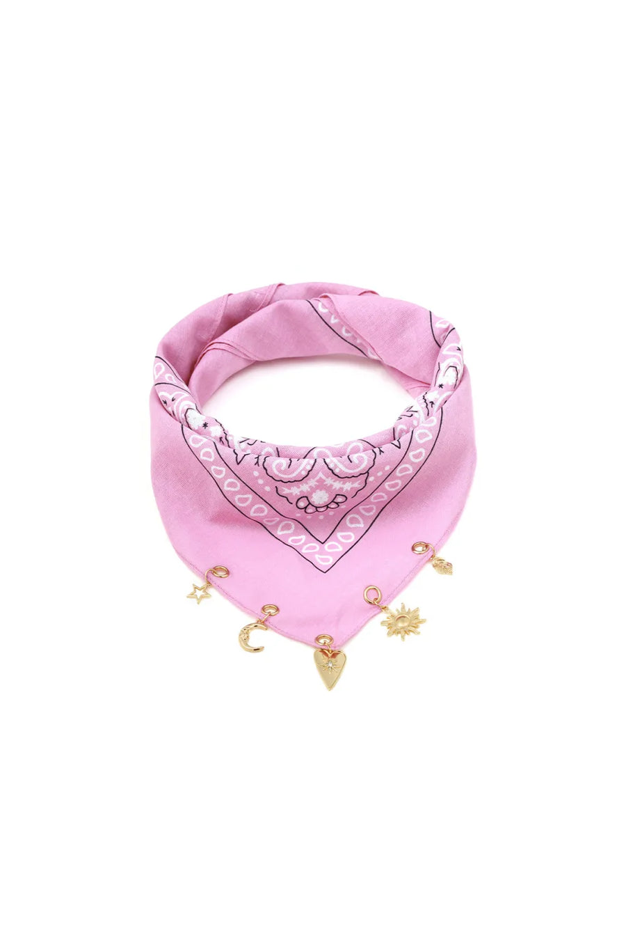 Sommerschal "gldBRIGITTA" Paisley Pattern in Pink