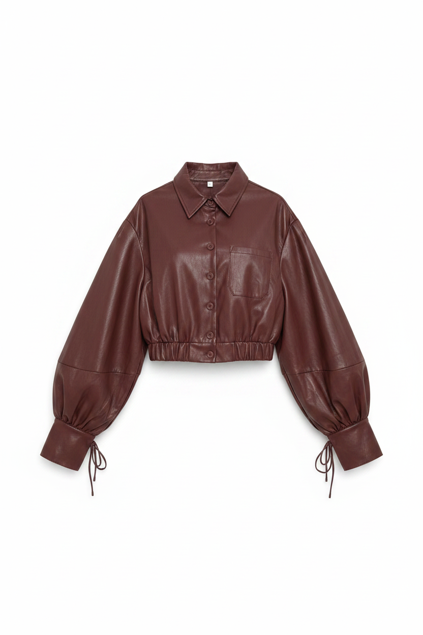 Kunstleder Blouson gldNATALIA in Bordeaux