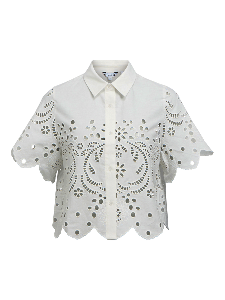 Crop-Top "gldELENA" in White