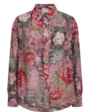 Goldige Viscose-Bluse "gldMARCELLE" Goji Berry