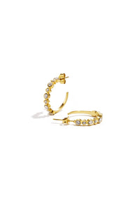 Funkelnde Hoops "gldGERDA" in gold