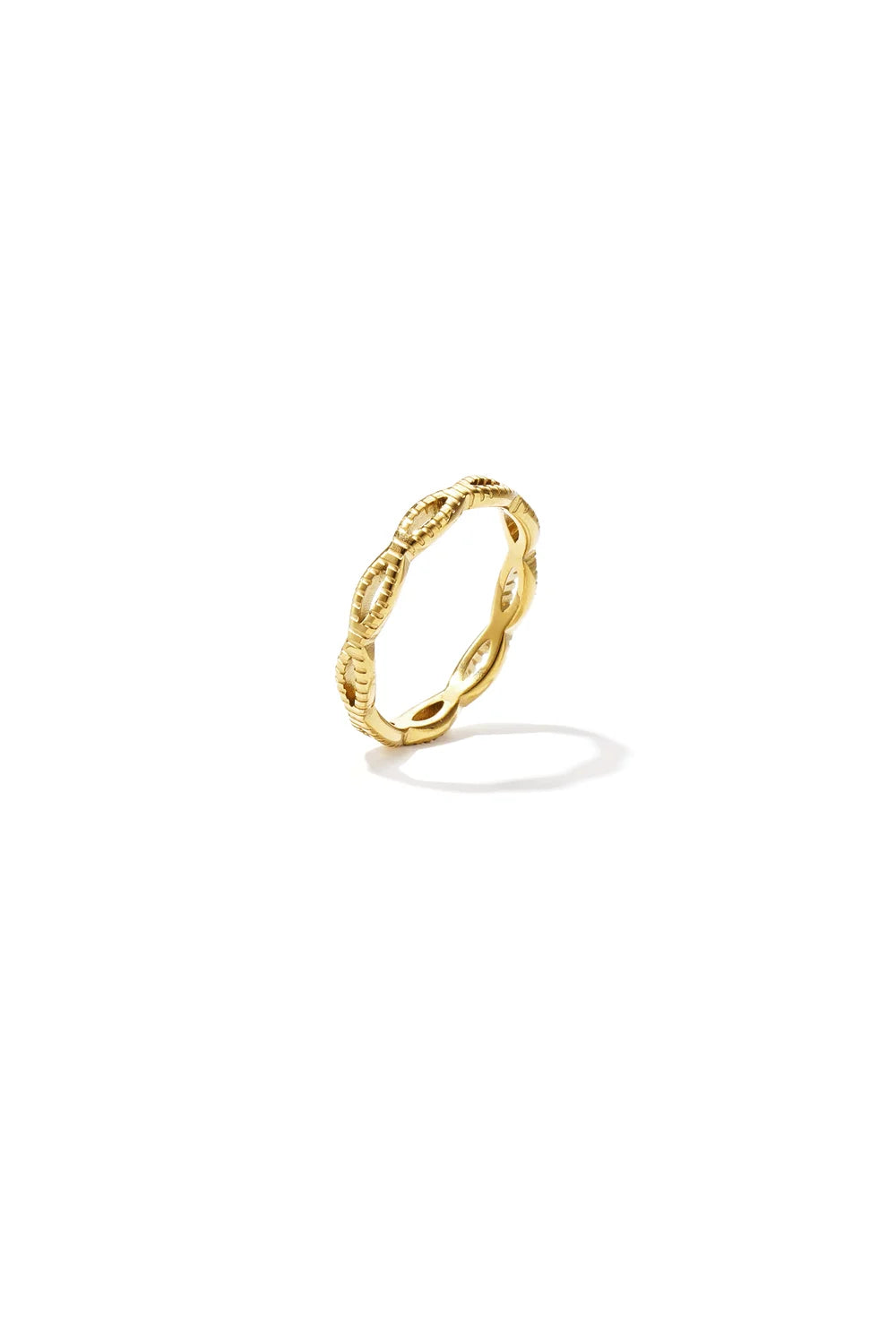 Goldener Ring "gldCECILIA" in zwei Größen