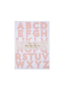 Glitzer-Stickers "gldABC" in peach