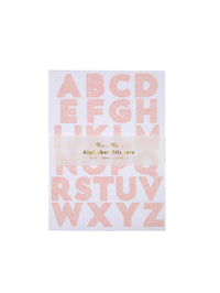 Glitzer-Stickers "gldABC" in peach