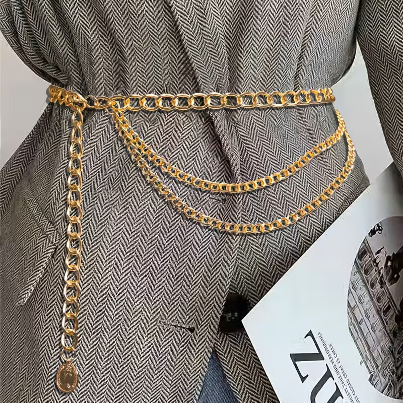 Taillengürtel „gldGOLDIE“ in Gold