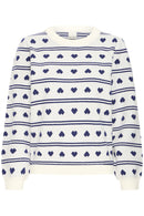 Herzi-Pullover "gldBRIELLE" in Blue Print