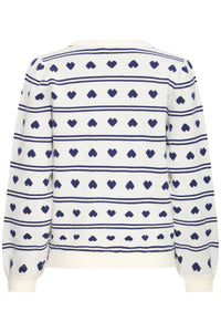 Herzi-Pullover "gldBRIELLE" in Blue Print