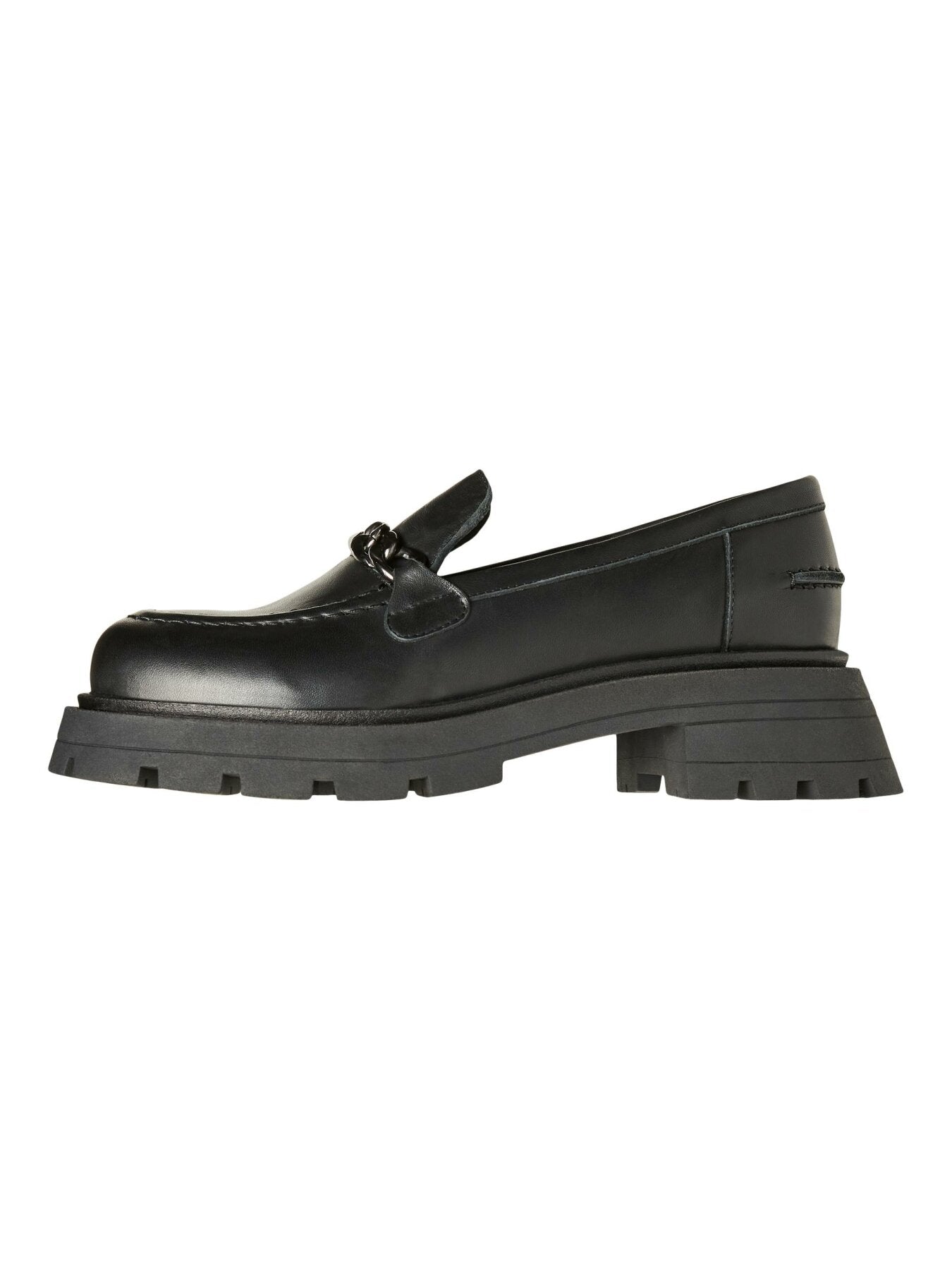 Chunky Loafer "gldMILEO" aus schwarzem Leder