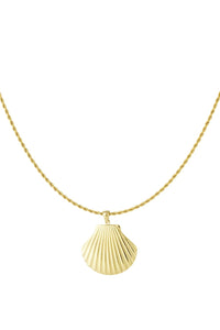 Muschelkette "gldUMA" in gold