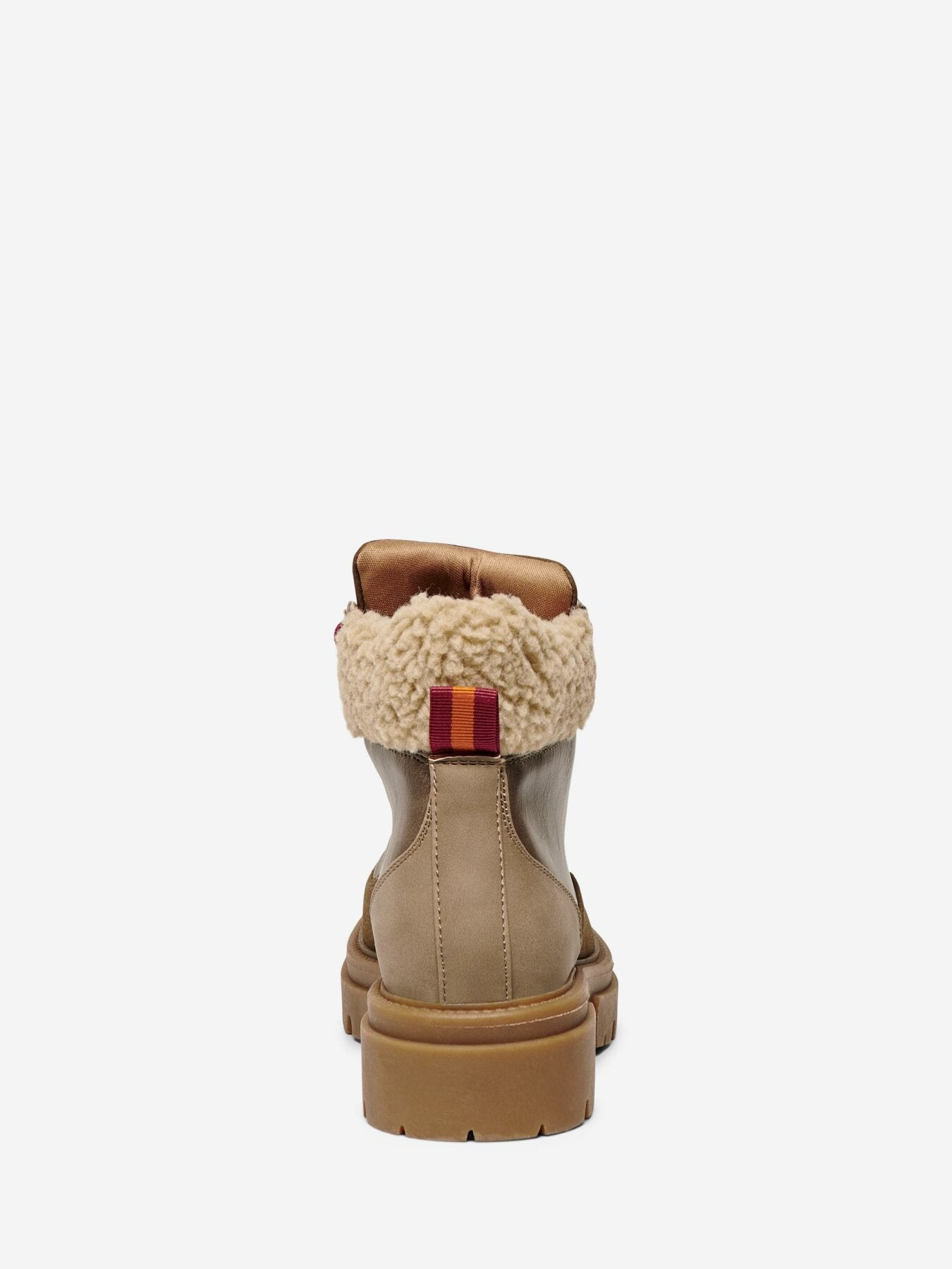 Flauschige Winter Boots “gldTRINITY" in Brown-Stone braun