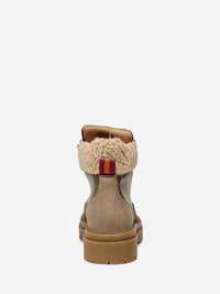 Flauschige Winter Boots “gldTRINITY" in Brown-Stone braun