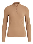 VIWonda High Neck L/S Top tigers-eye
