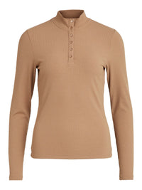 VIWonda High Neck L/S Top tigers-eye