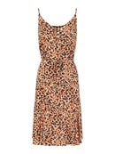 Kurzes Kleid "gldNYA" mit Leo-Print