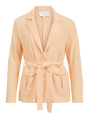 Blazer "gldLINNEN" mit Gürtel Apricot Ice