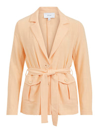 Blazer "gldLINNEN" mit Gürtel Apricot Ice