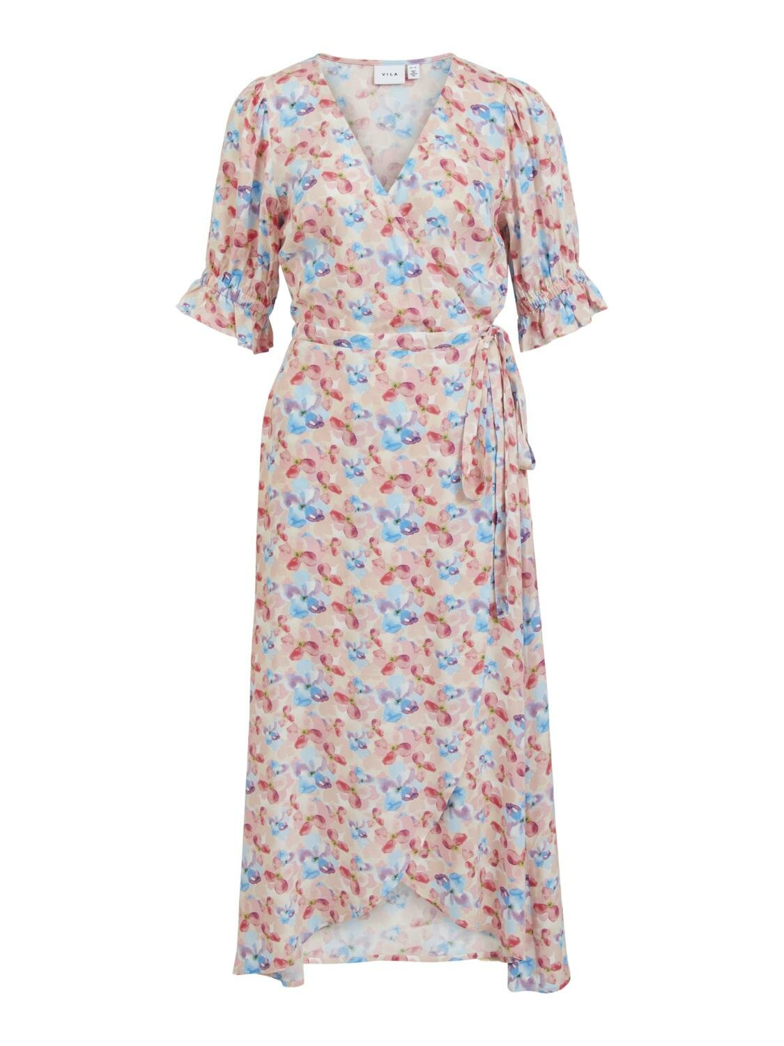 Wickelkleid "gldELEGANCE" aus nachhaltiger Viskose Apricot Ice