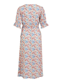 Wickelkleid "gldELEGANCE" aus nachhaltiger Viskose Apricot Ice