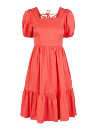 Kurzärmliges Kleid "gldSCOOPA" in rot