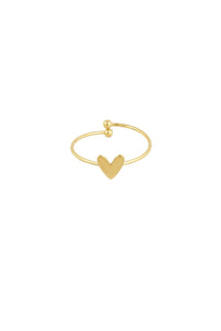 Süßer Herzring "gldLIBELLE" in gold