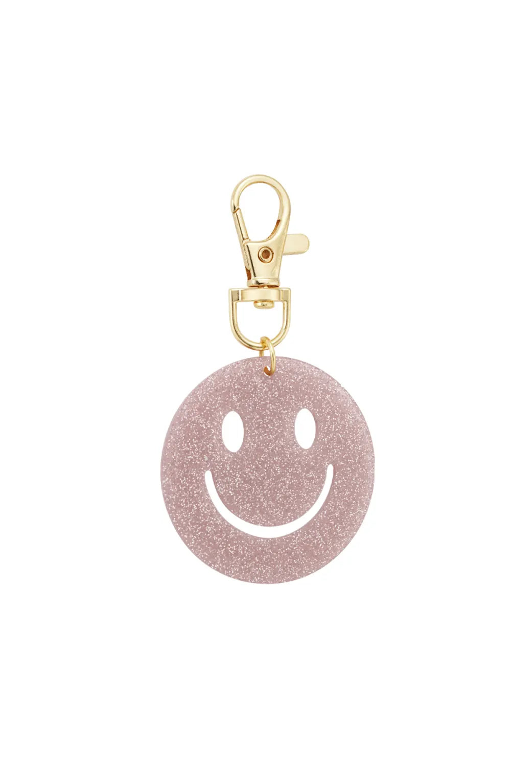 Schlüsselanhänger "gldANNALENA" in glitzerpuderrosa