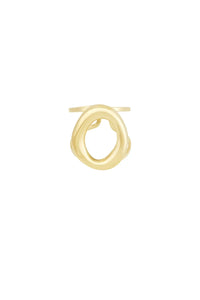 Bold Circle Ring "gldHERA" in Gold