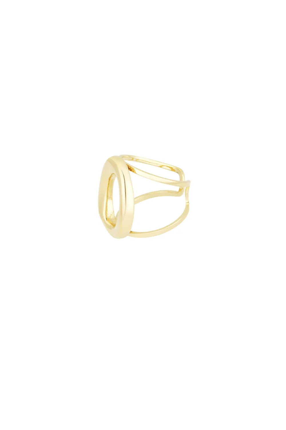 Bold Circle Ring "gldHERA" in Gold