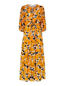 Maxikleid "gldEUNICE" mit Allover-Print