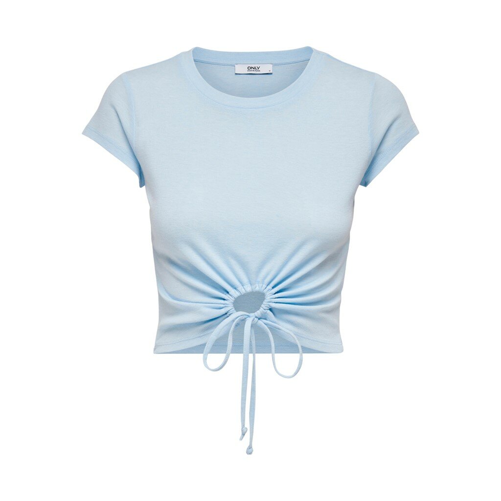 Top "gldSUSAN" mit Schleifendetail in Cashmere Blue