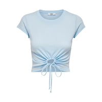 Top "gldSUSAN" mit Schleifendetail in Cashmere Blue