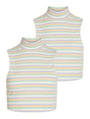 Geripptes Top 2er Pack "gldCANDY"