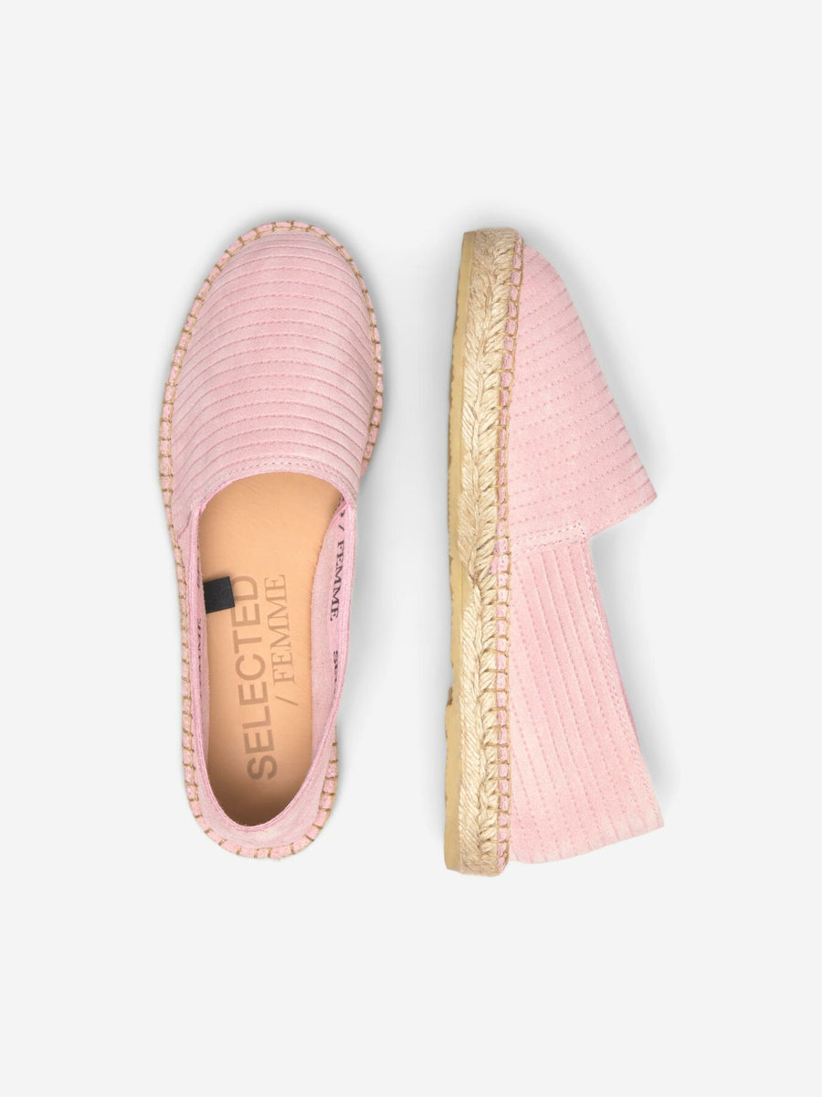 Espendrilles in Suede "gldELLEN" in hellrosa