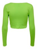 Croptop "gldJASMIN" in Jasmine Green