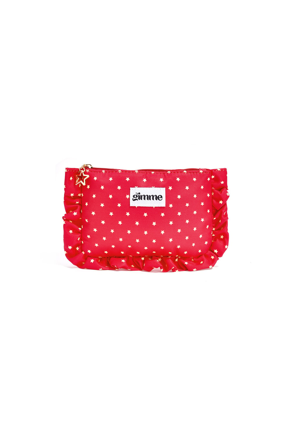 Makeup-Bag "gldVERA" mit Sternchen in rot