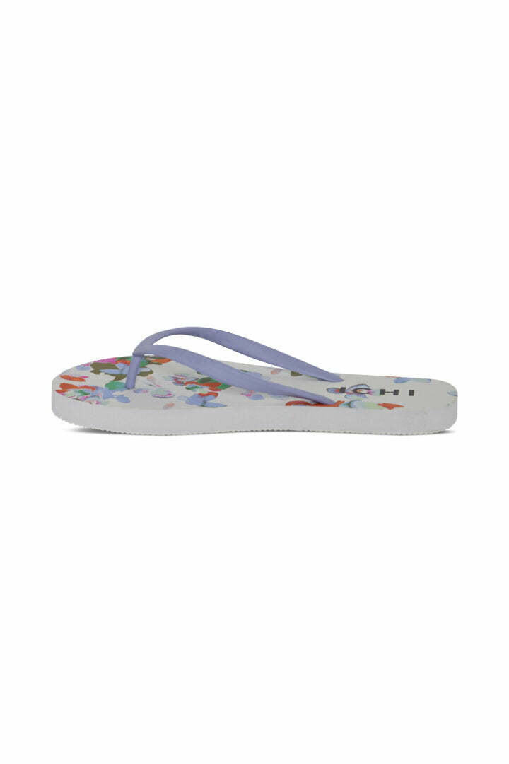 Zehentrenner Sandale "gldWAVE" mit Blumenmuster Chambray Blue