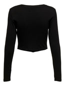 Langärmliges Top "gldINA" in Black