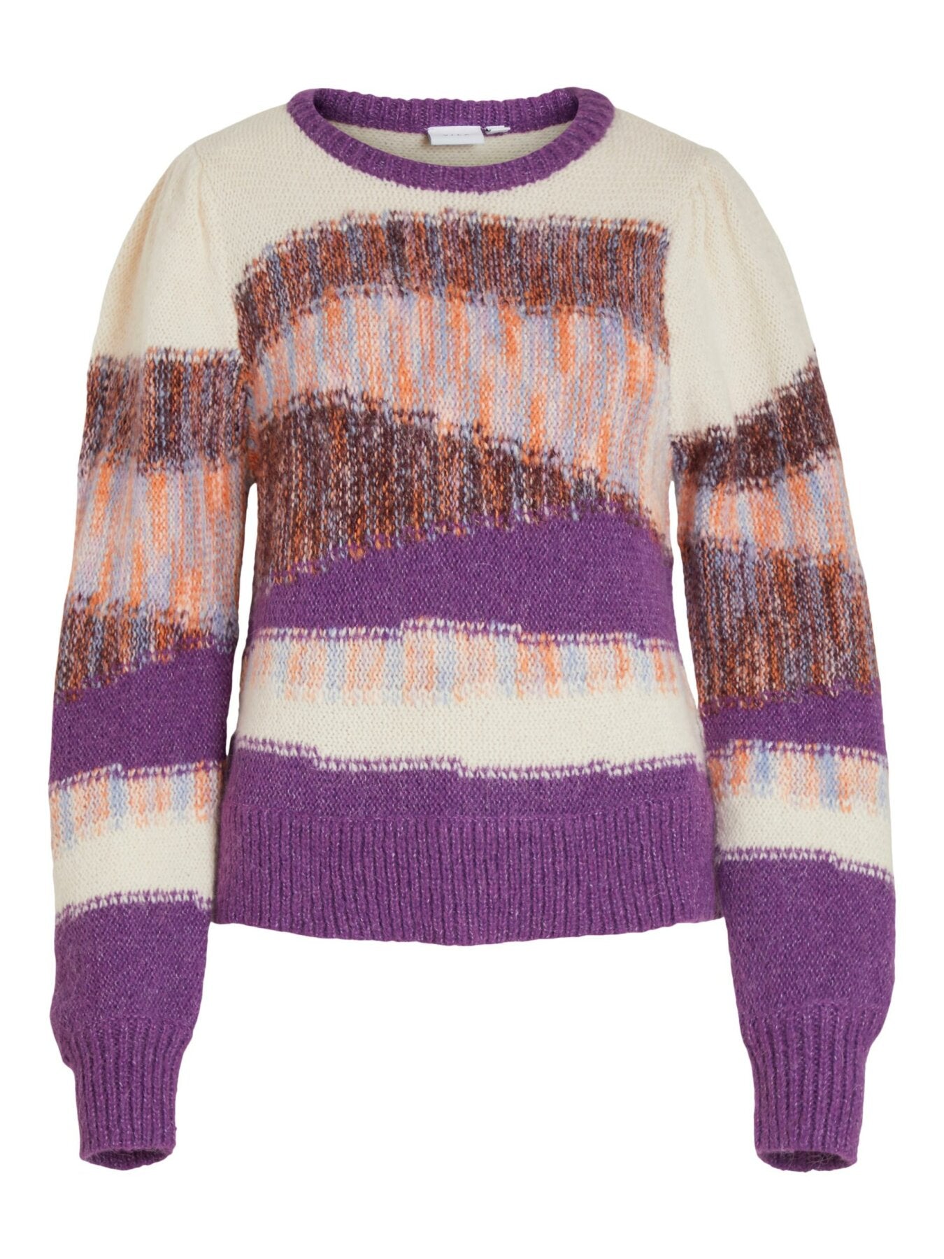 Mehrfarbiger Strickpullover "gldYOKO"