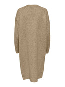 Lange Strickjacke "gldAIRY" in Bistre