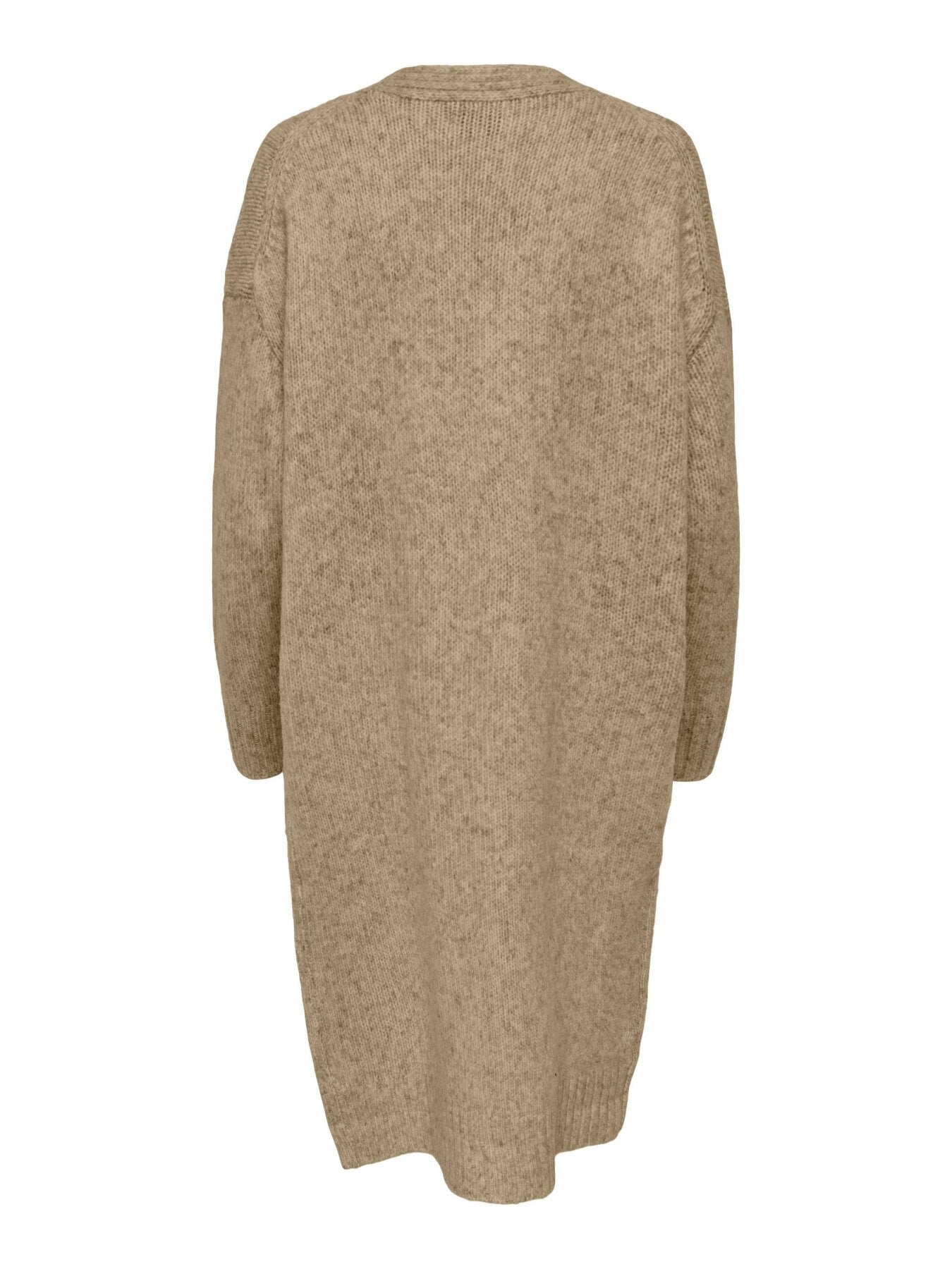 Lange Strickjacke "gldAIRY" in Bistre