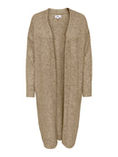 Lange Strickjacke "gldAIRY" in Bistre