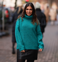 Strickpullover mit Rollkragen "gldLAMBI"