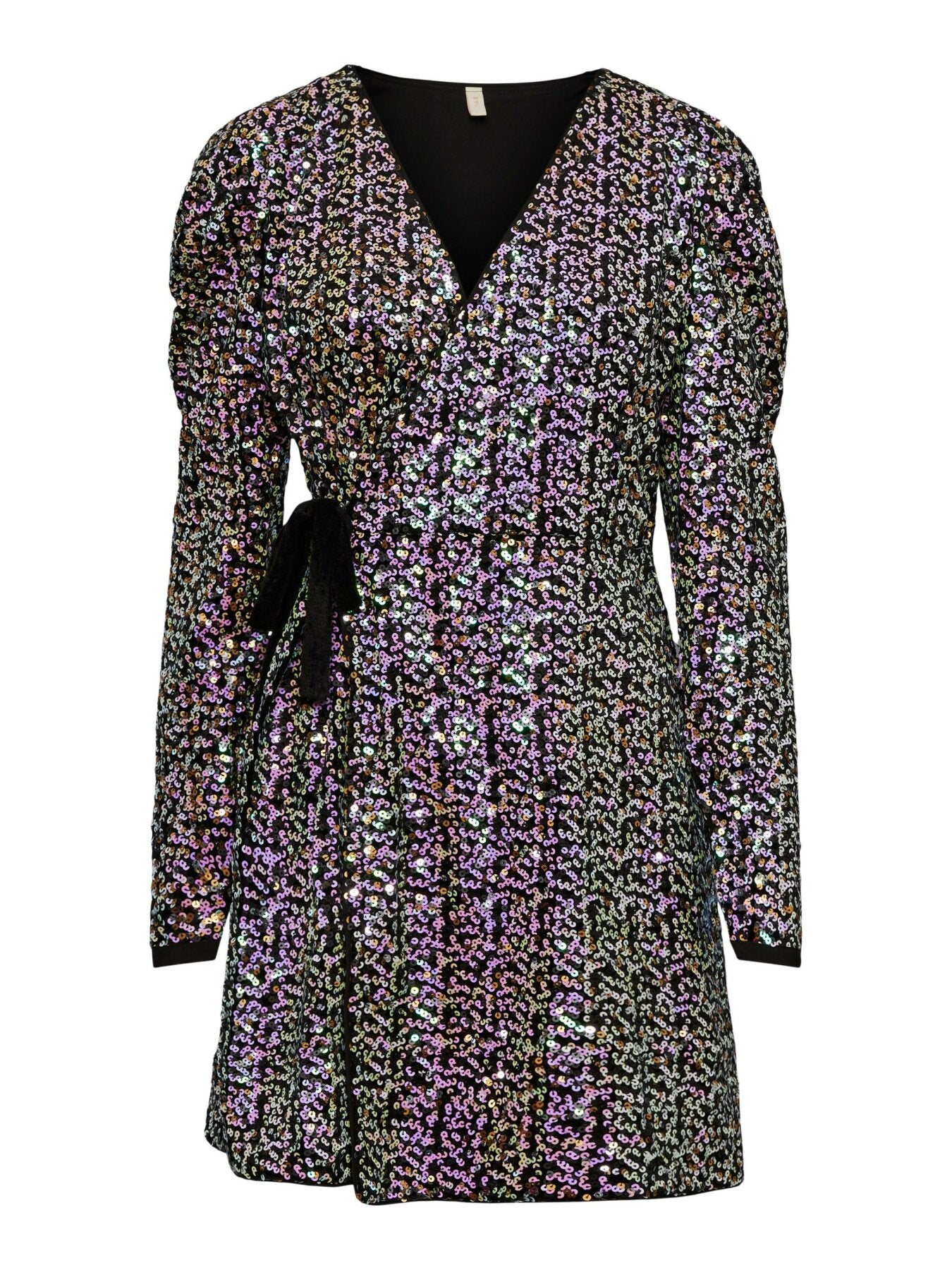 Kurzes Kleid "gldMULTISEQ" mit Pailletten