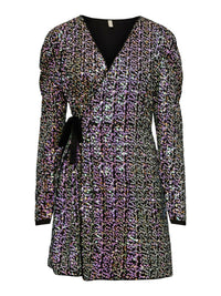 Kurzes Kleid "gldMULTISEQ" mit Pailletten